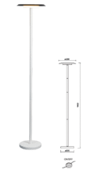Mantra TINA White - Black Podna - Slika 2