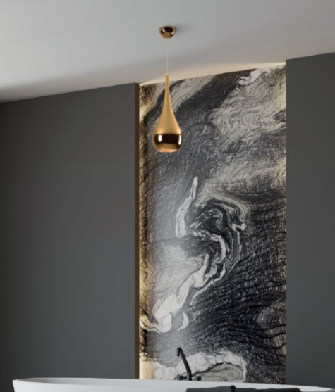 MaxLight DROP Gold Visilica