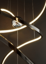 MaxLight RITZ Black - Chrome Visilica - Slika 3