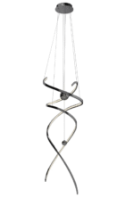 MaxLight RITZ Black - Chrome Visilica - Slika 4