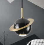 MaxLight URANOS Black – Gold Visilica - Slika 3