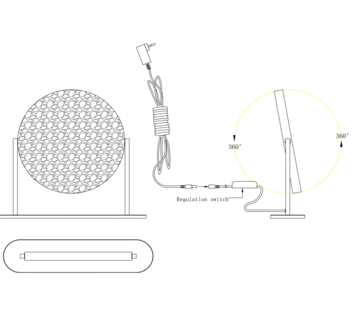 Maytoni Mangata unutrašnja stona lampa hrom 3000K 7W - Image 2