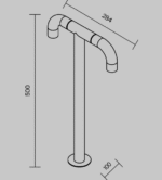 Maytoni Sleek spoljašnja lampa za dvorište grafitna 3000K 4W - Slika 3