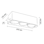 Shilo Yatomi ugradna lampa bela - Slika 2