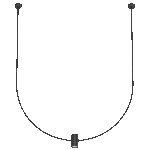 Shilo No.C visilica crna (860 mm)