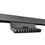 Shilo Komatsu reflektor za trofaznu šinsku rasvetu crna (220 mm) 4000K