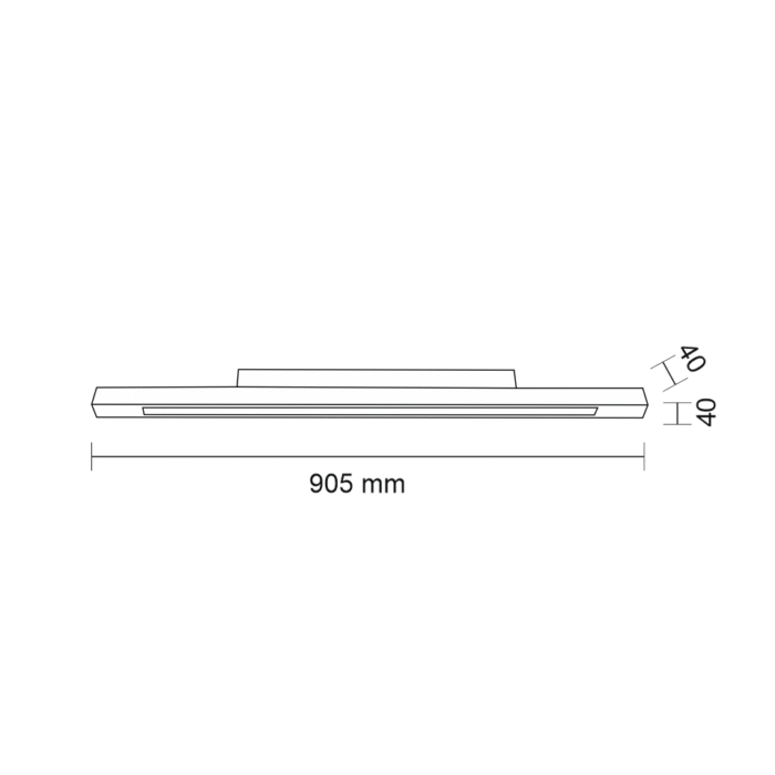 Shilo Otaru plafonska lampa bela (905 mm) 3000K - Slika 2