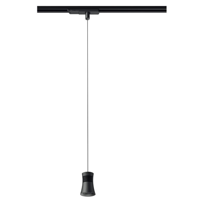 Mantra Pagoda Šinski reflektor crna led 12.5W 4000K za trofaznu šinu - Slika 1
