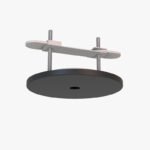 Mantra TEK PARTS ugradna baza za visilice crna Ø 9cm