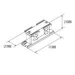 Mantra Eco srednji ravni priključak bela standardna - Slika 2