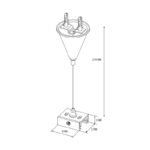 Mantra Eco set za suspenziju 2m crna - Slika 2