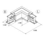 Mantra Eco L-priključak unutrašnji crna standardna - Slika 2