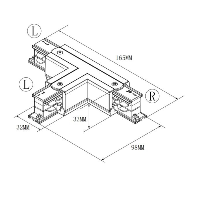 Mantra Eco T-priključak bela standardna - Slika 2