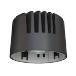 Mantra Sunset rashladni modul LED 15W 3000K crna Ø 11.5cm