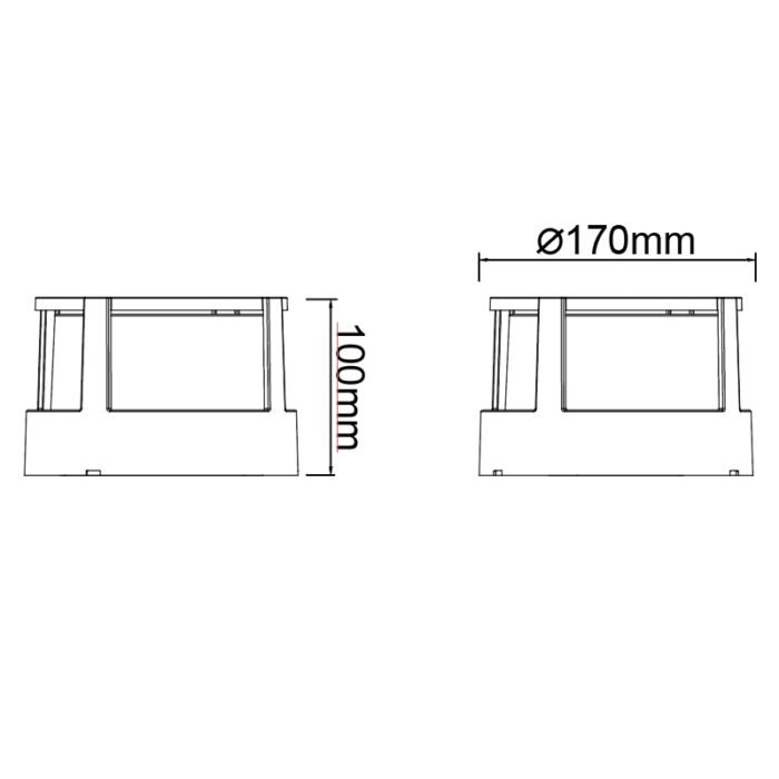 Mantra Creek Plafonska lampa crna led 15W 2700K-4000K 11cm - Slika 2