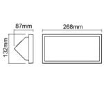 Mantra Creek Zidna lampa bela led 20W 2700K-4000K - Slika 2