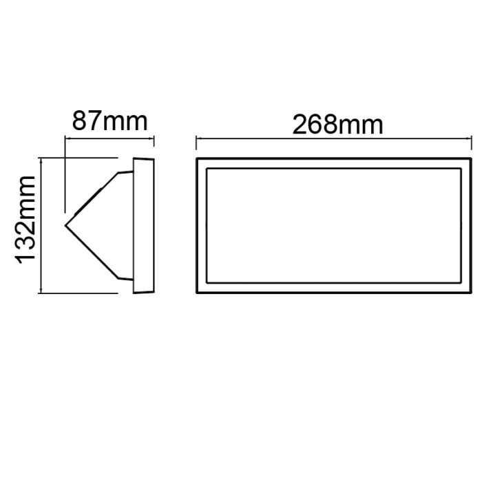 Mantra Creek Zidna lampa bela led 20W 2700K-4000K - Slika 2