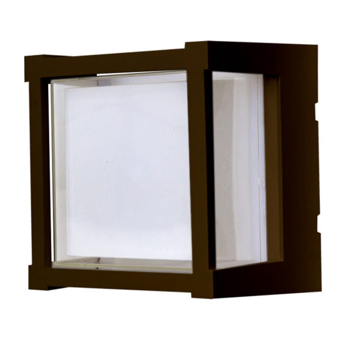 Mantra Creek Zidna lampa crna led 15W 2700K-4000K 16cm - Slika 1