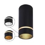 Mantra Split plafonska lampa crna 1xGU10 12W 14cm