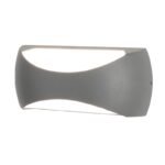 Mantra Butan spoljna zidna lampa LED 12W 3000K siva