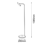 Amplex Amos Reflektor Bela 1385 mm - Slika 4