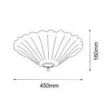 Amplex Bacelo Reflektor Mesing 160 mm 450 mm 8158 - Slika 3