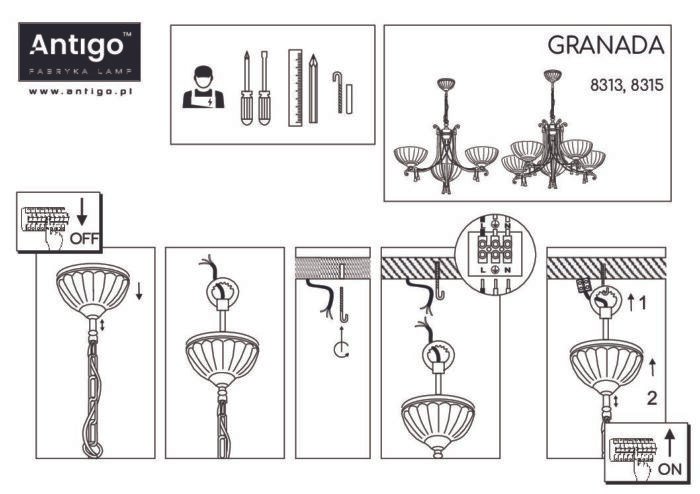 Amplex Granada Visilica Mesing 780 mm 810 mm - Slika 4