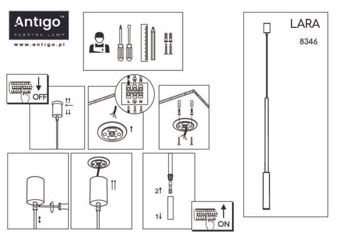 Amplex Lara Visilica Crna - Slika 4