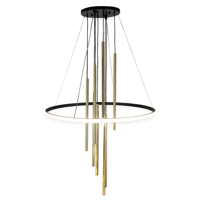 Amplex Luna Visilica Crna 3000K 2000 mm 870 mm 8978 Amplex Luna Visilica Crna 3000K 2000 mm 870 mm 8978 - Slika 1