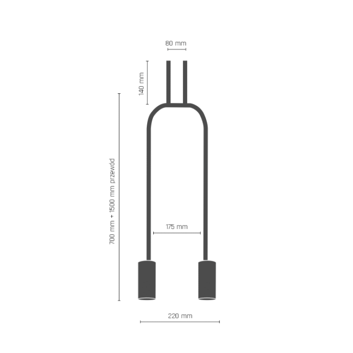 Amplex Vai Reflektor Bela 2200 mm - Slika 3