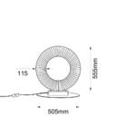 Antigo Nexo Stona lampa crvena 4000K 115 mm - Slika 3