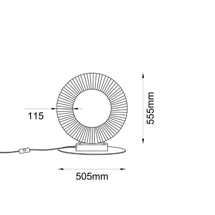 Antigo Nexo Stona lampa crvena 4000K 115 mm - Slika 3