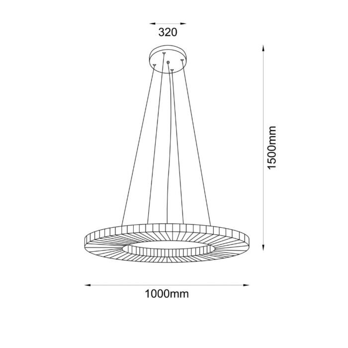 Antigo Nexo Visilica crvena 4000K 1000 mm - Slika 3