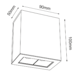 Brosline A-Glare Reflektor Bela 3000K 80 mm - Slika 2