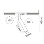 Brosline Ace szynoprzewód Komponenta za šinsku rasvetu Bela 22 mm - Slika 3