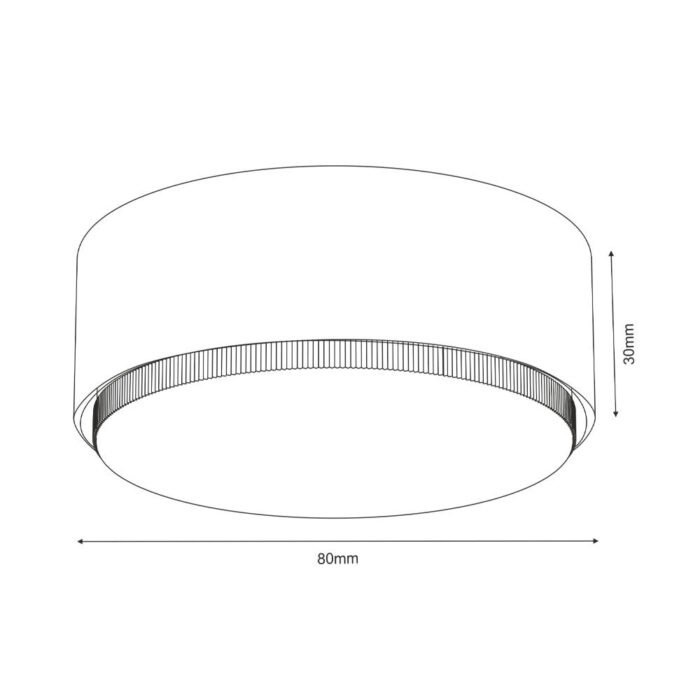 Brosline Drop Reflektor Bela - Slika 2