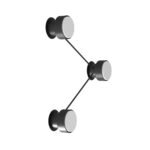 Brosline Etna Zidna lampa Crna