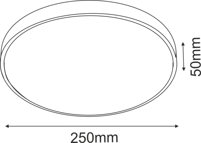 Brosline IKA Reflektor Bela 4000K 250 mm - Slika 3