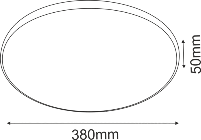 Brosline IKA Reflektor Bela 4000K 380 mm - Slika 3