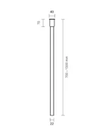 Dohar Alha Y Reflektor Bakar 40 mm 950 mm - Slika 2