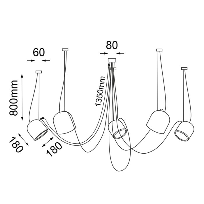 Dohar Dobo Visilica Crna 9038 - Slika 4
