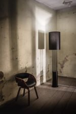 Dohar IHI Stona lampa Crna 1890 mm 400 mm 600 mm 9474 - Slika 3