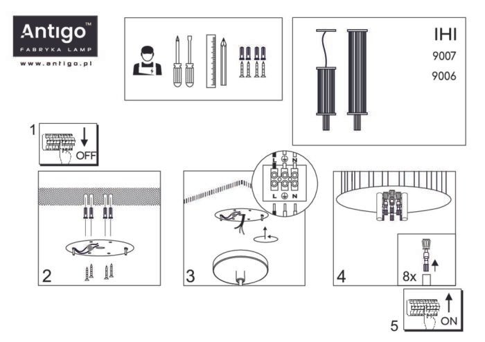 Dohar IHI Reflektor Crna 200 mm - Slika 5