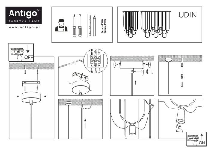 Dohar Udin Visilica Crna 1100 mm 9785 - Slika 5