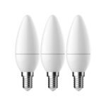 Energetic sijalica E14 3-pack C35 2700 Kelvin 470 Lumen Matirana