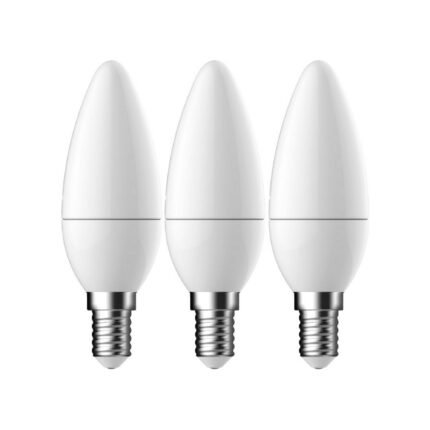 Energetic sijalica E14 3-pack C35 2700 Kelvin 470 Lumen Matirana