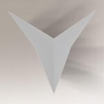 Shilo Hino zidna lampa bela 3000K