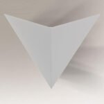 Shilo Hino zidna lampa bela 3000K