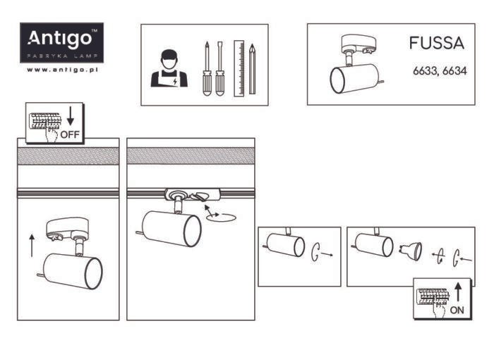 Shilo Fussa reflektor za trofaznu šinsku rasvetu crna - Slika 2