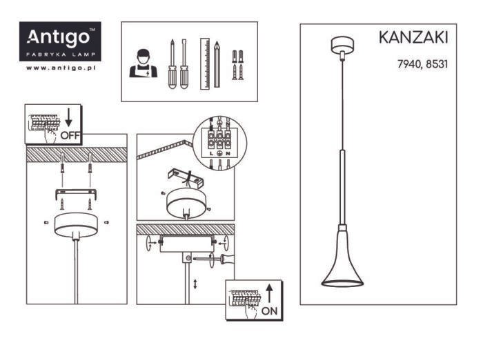 Shilo Kanzaki visilica crna (80 mm) 4000K - Slika 2